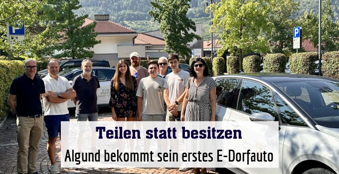 Algund bekommt sein erstes E-Dorfauto