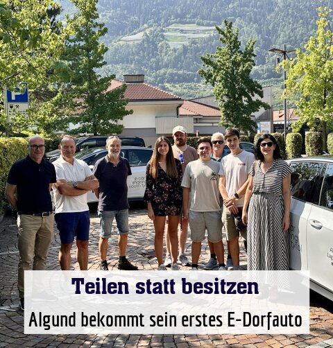 Algund bekommt sein erstes E-Dorfauto