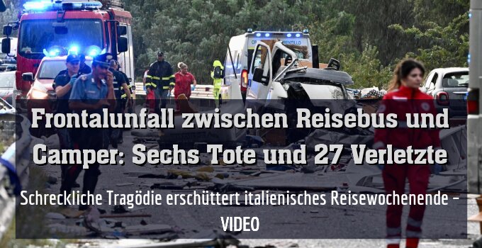 Schreckliche Tragödie erschüttert italienisches Reisewochenende – VIDEO