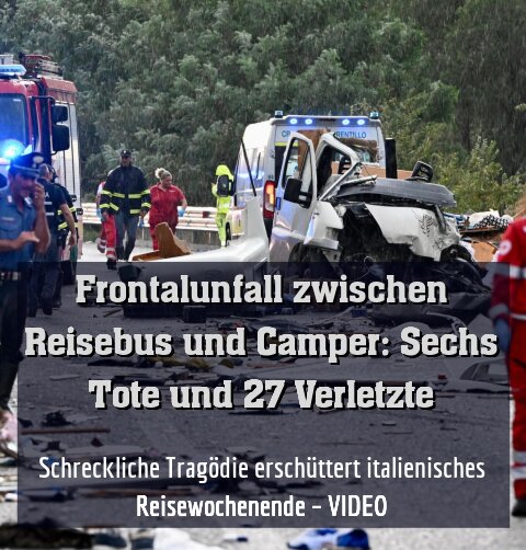 Schreckliche Tragödie erschüttert italienisches Reisewochenende – VIDEO