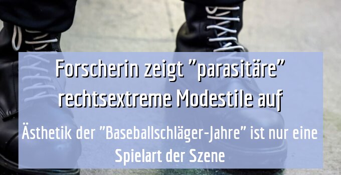 Ästhetik der "Baseballschläger-Jahre" ist nur eine Spielart der Szene