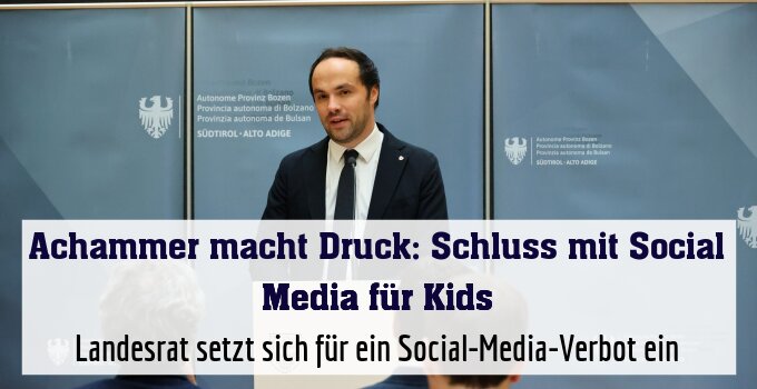 Landesrat setzt sich für ein Social-Media-Verbot ein