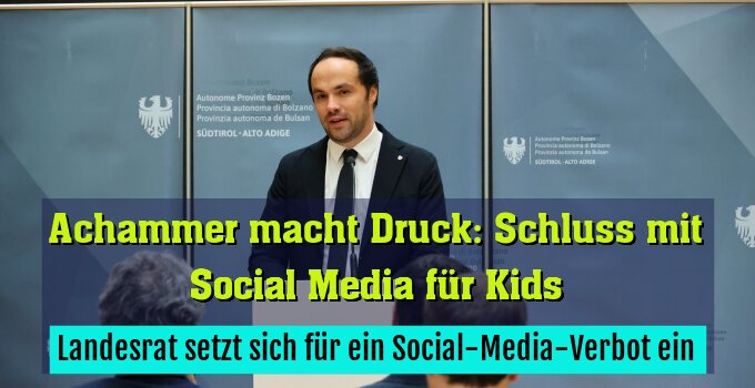 Landesrat setzt sich für ein Social-Media-Verbot ein