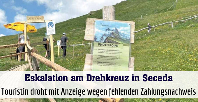 Touristin droht mit Anzeige wegen fehlenden Zahlungsnachweis