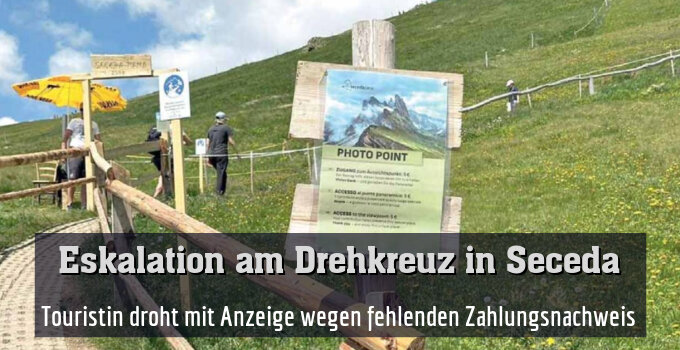 Touristin droht mit Anzeige wegen fehlenden Zahlungsnachweis