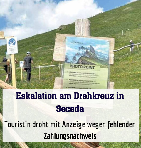 Touristin droht mit Anzeige wegen fehlenden Zahlungsnachweis