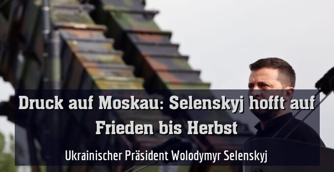Ukrainischer Präsident Wolodymyr Selenskyj