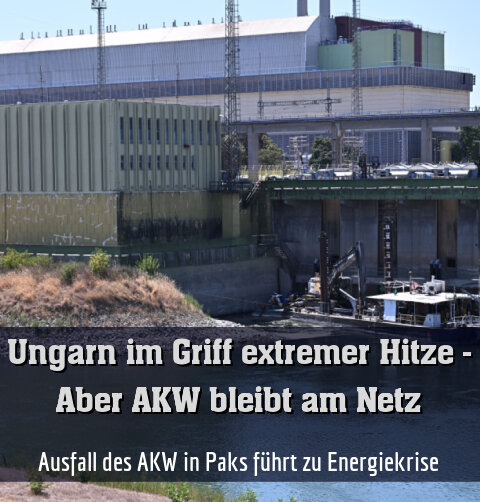 Ausfall des AKW in Paks führt zu Energiekrise
