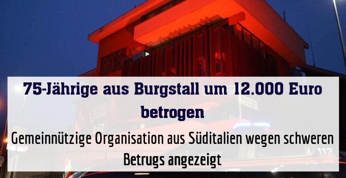 Gemeinnützige Organisation aus Süditalien wegen schweren Betrugs angezeigt