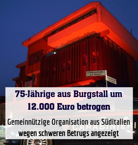 Gemeinnützige Organisation aus Süditalien wegen schweren Betrugs angezeigt