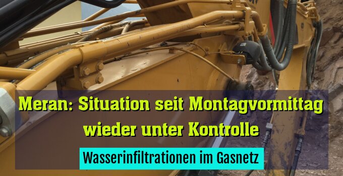 Wasserinfiltrationen im Gasnetz