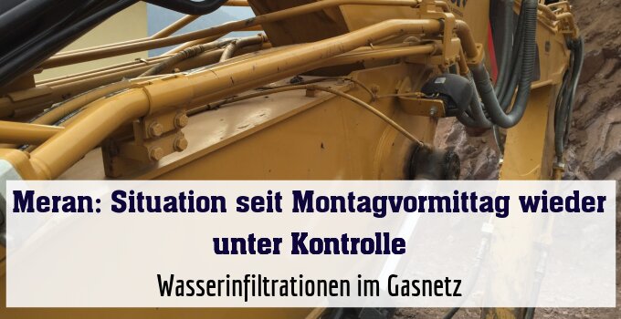 Wasserinfiltrationen im Gasnetz