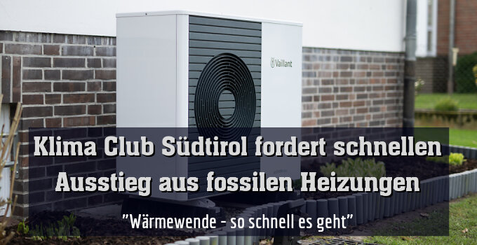 "Wärmewende - so schnell es geht"