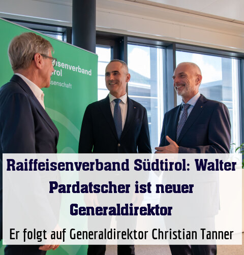 Er folgt auf Generaldirektor Christian Tanner