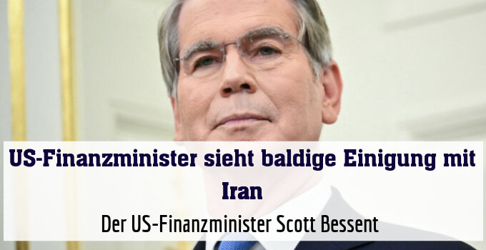 Der US-Finanzminister Scott Bessent (Archivbild)