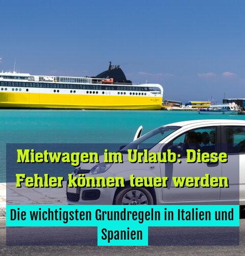 Die wichtigsten Grundregeln in Italien und Spanien