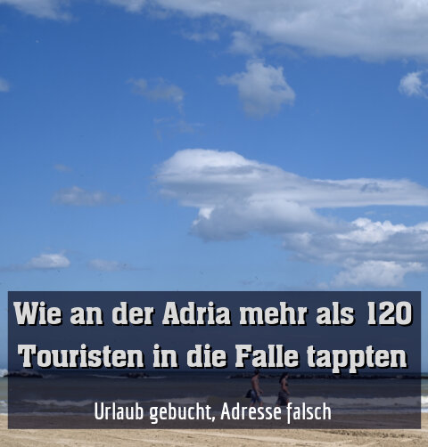 Urlaub gebucht, Adresse falsch
