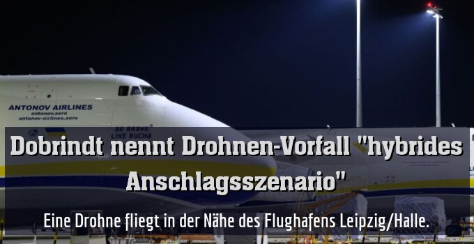 Zwei ukrainische Frachtmaschinen auf dem Flughafen Leipzig/Halle