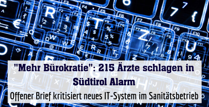 Offener Brief kritisiert neues IT-System im Sanitätsbetrieb