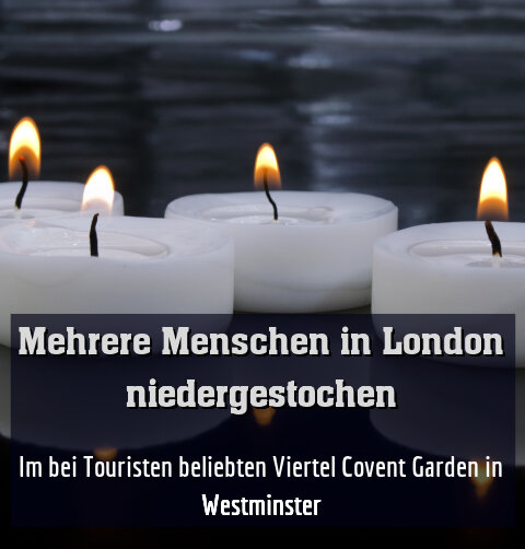 Im bei Touristen beliebten Viertel Covent Garden in Westminster