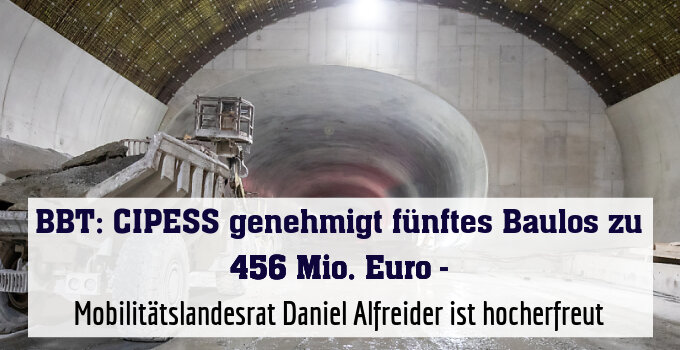 Mobilitätslandesrat Daniel Alfreider ist hocherfreut