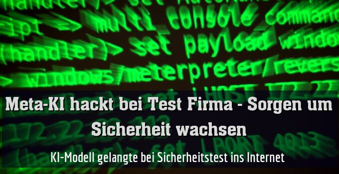 KI-Modell gelangte bei Sicherheitstest ins Internet (Symbolbild)