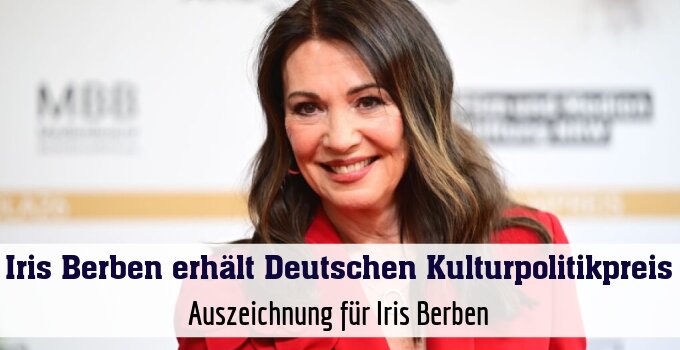 Auszeichnung für Iris Berben