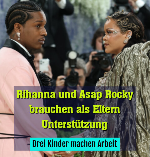 Drei Kinder machen Arbeit