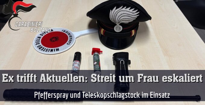 Pfefferspray und Teleskopschlagstock im Einsatz