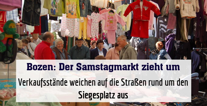  Verkaufsstände weichen auf die Straßen rund um den Siegesplatz aus