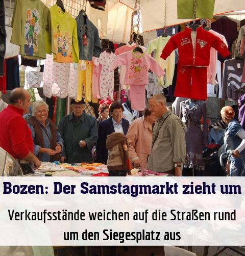  Verkaufsstände weichen auf die Straßen rund um den Siegesplatz aus