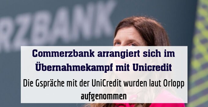 Die Gspräche mit der UniCredit wurden laut Orlopp aufgenommen