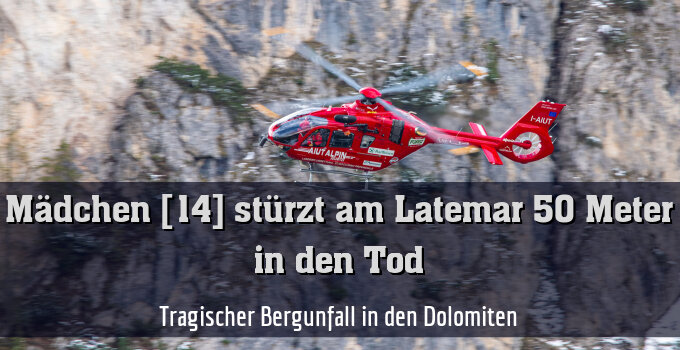 Tragischer Bergunfall in den Dolomiten