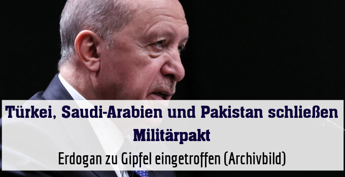 Erdogan zu Gipfel eingetroffen (Archivbild)