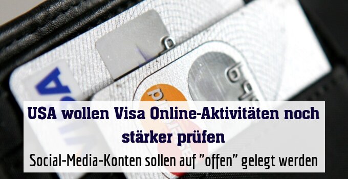 Social-Media-Konten sollen auf "offen" gelegt werden