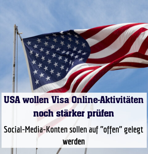 Social-Media-Konten sollen auf "offen" gelegt werden