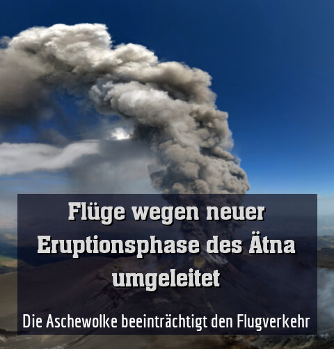 Die Aschewolke beeinträchtigt den Flugverkehr