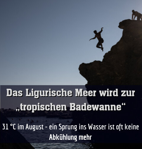 31 °C im August - ein Sprung ins Wasser ist oft keine Abkühlung mehr