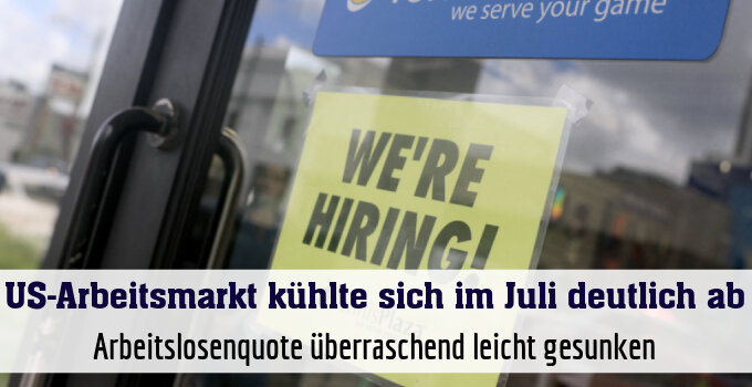 Arbeitslosenquote überraschend leicht gesunken