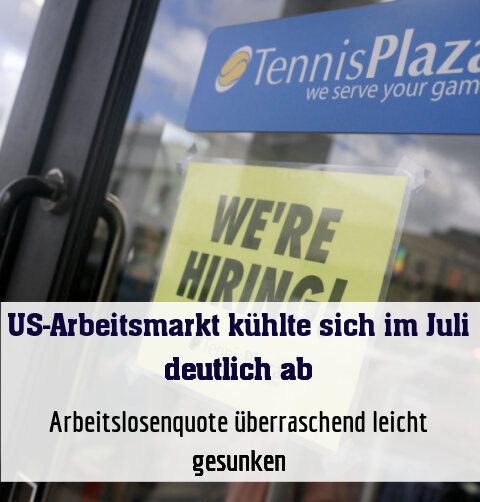 Arbeitslosenquote überraschend leicht gesunken