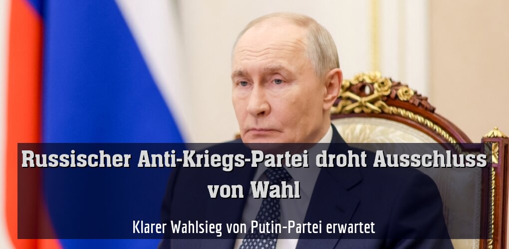Klarer Wahlsieg von Putin-Partei erwartet
