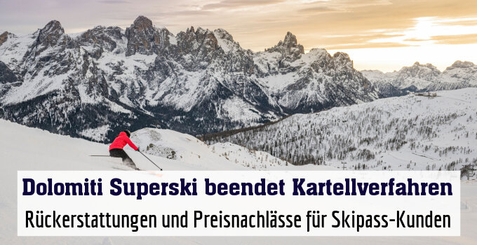 Rückerstattungen und Preisnachlässe für Skipass-Kunden