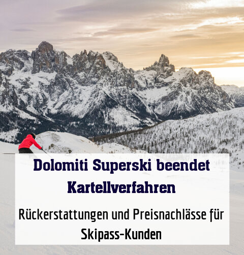 Rückerstattungen und Preisnachlässe für Skipass-Kunden