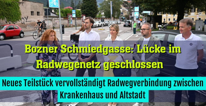 Neues Teilstück vervollständigt Radwegverbindung zwischen Krankenhaus und Altstadt