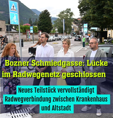 Neues Teilstück vervollständigt Radwegverbindung zwischen Krankenhaus und Altstadt