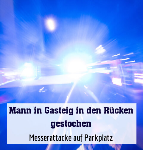Messerattacke auf Parkplatz