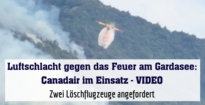 Zwei Löschflugzeuge angefordert
