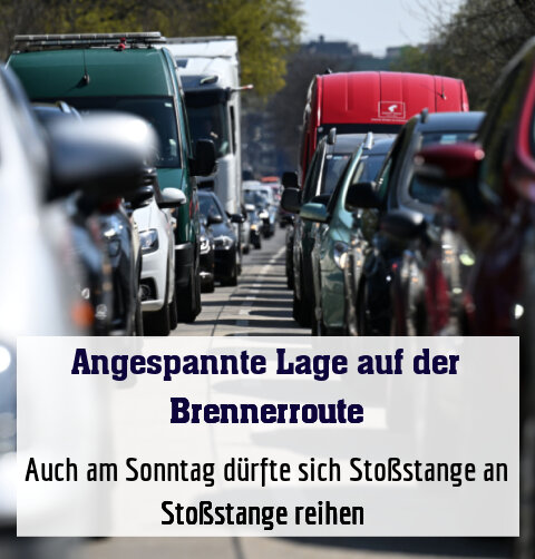 Auch am Sonntag dürfte sich Stoßstange an Stoßstange reihen 