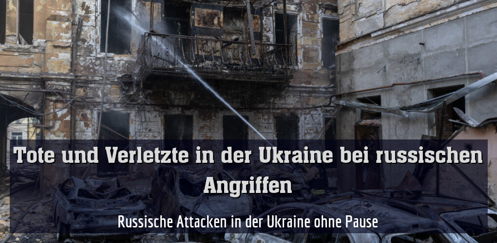 Szene nach einem Angriff in Odessa