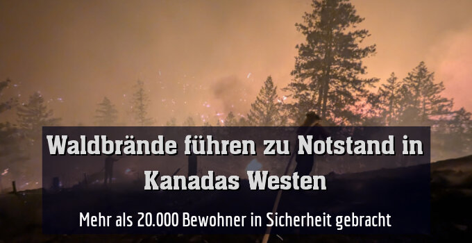 Mehr als 20.000 Bewohner in Sicherheit gebracht